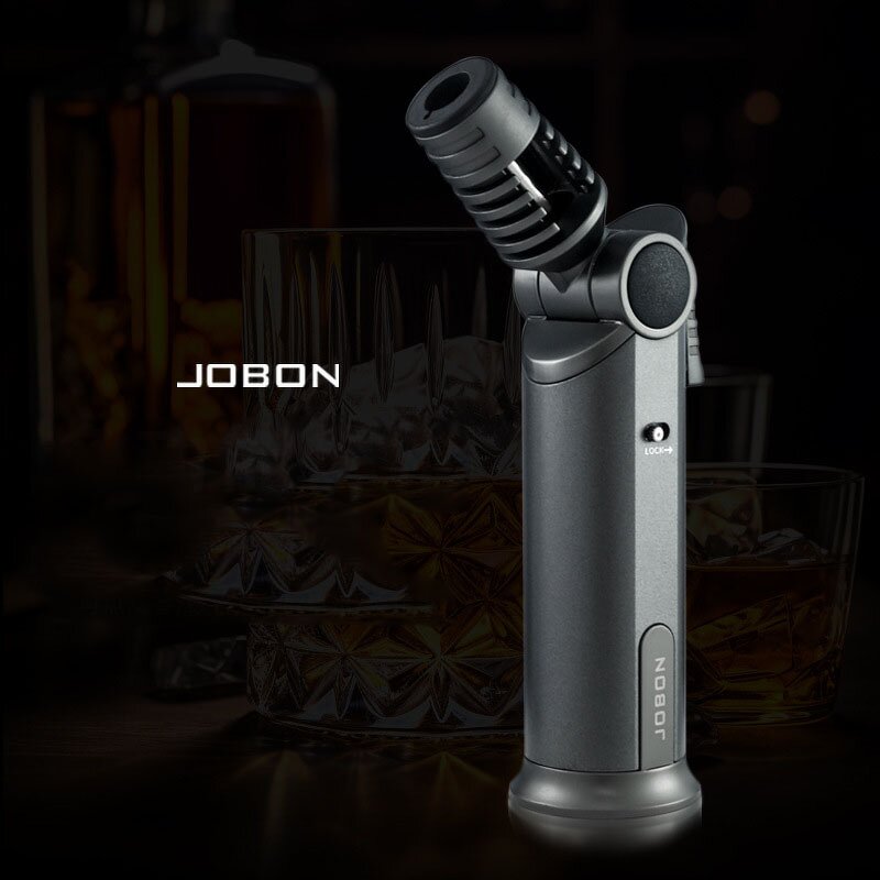 Torch Lighter Manufacturer - Jobon Outdoor Barbecue Windproof with Adjustable Flame Modern Design for Camping