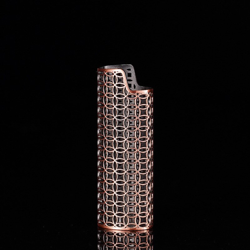 Lighter Case Manufacturer - Filigree Enamel Openwork Protective Shell for J6 Lighters with Artistic Design