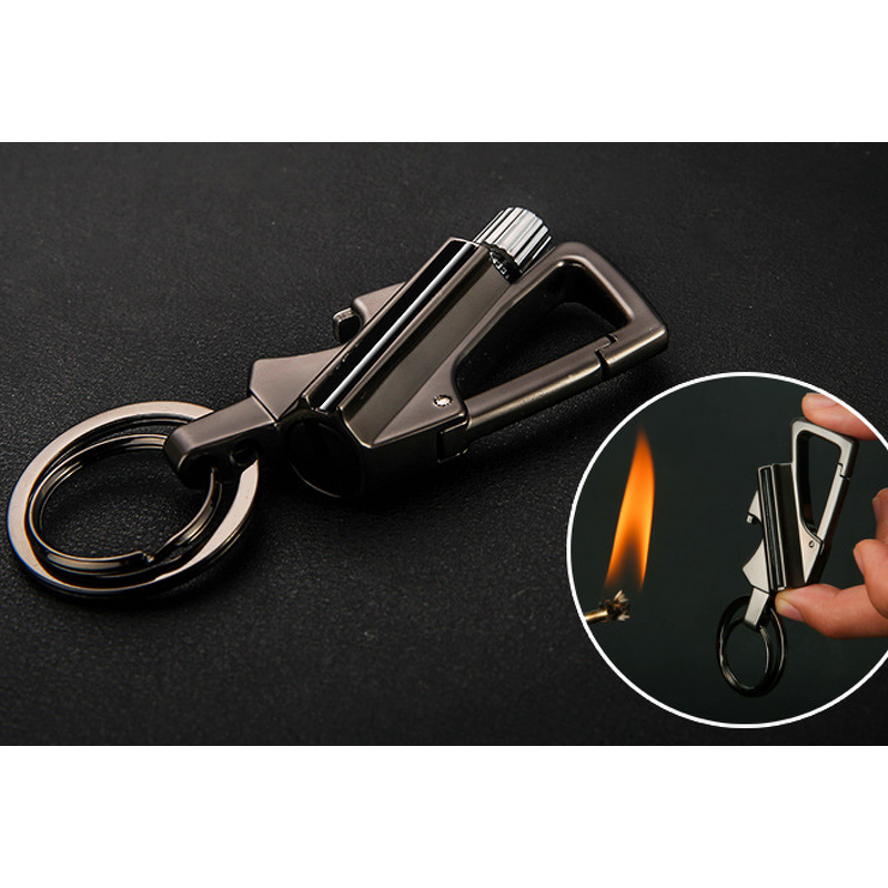 Multi-Functional Lighter Manufacturer - Outdoor Waterproof Kerosene Classic Design Metal Matchstick with Opener and Keychain