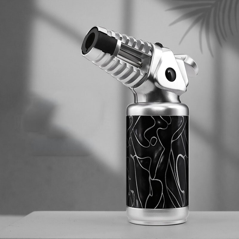 Torch Lighter Manufacturer - Jobon Outdoor Butane Windproof with Strong Blue Flame for Camping BBQ