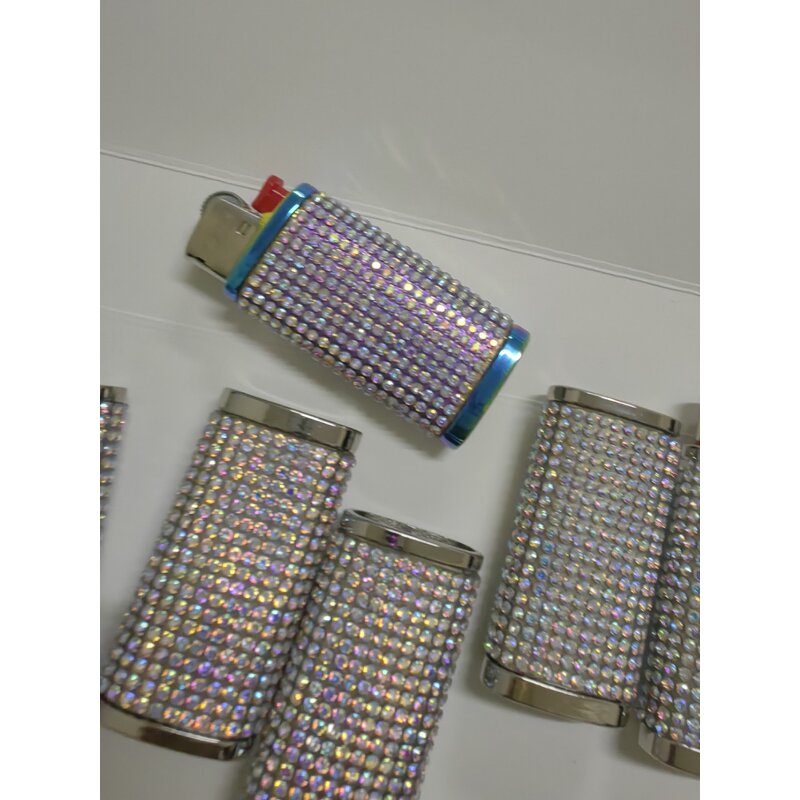 Lighter Case Cover Manufacturer - Dolphin Shiny Handmade Rhinestone Holder Sleeve Pouches for J5 Full Size Classic