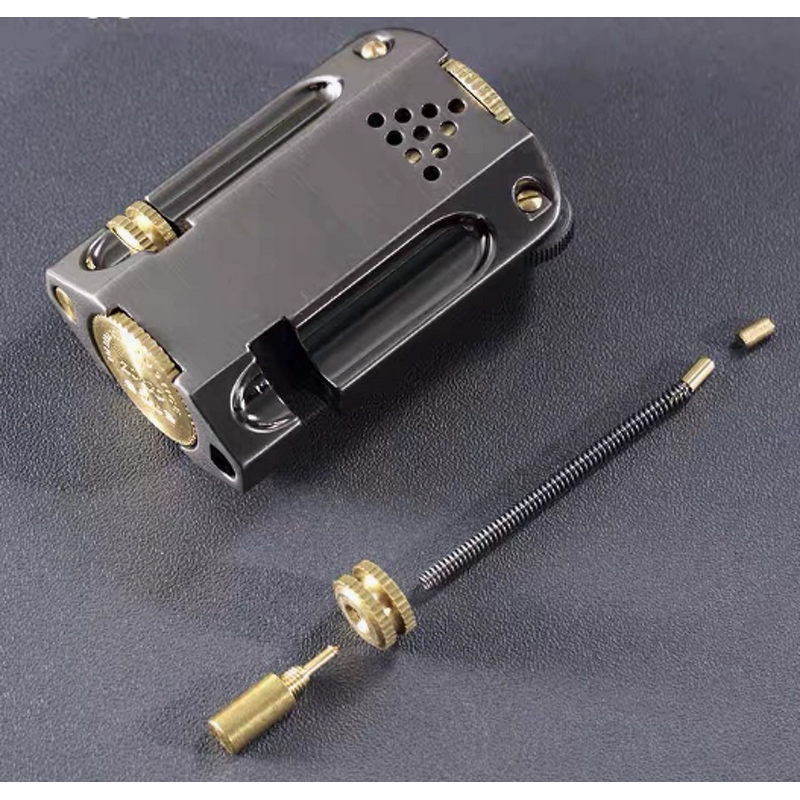 Brass Lighter Manufacturer - ZORRO Z546 Armor Style Retro Windproof Kerosene Pocket Customizable for Business Gifts