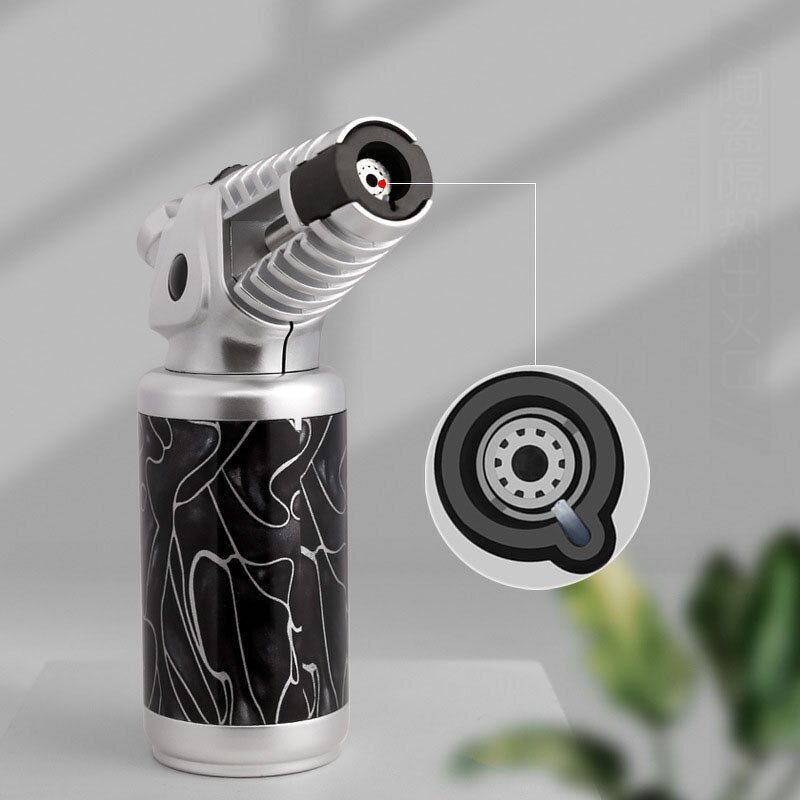 Torch Lighter Manufacturer - Jobon Outdoor Butane Windproof with Strong Blue Flame for Camping BBQ