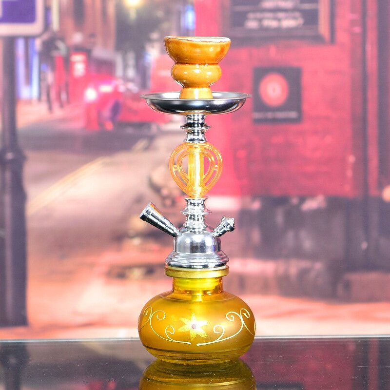 Arabic Shisha Manufacturer - Mini Portable 28cm Acrylic Water Pipe for Home Personal