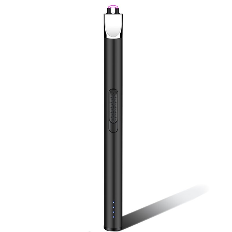 Electronic Kitchen Lighter Manufacturer - Mini Metal Classic Design Rechargeable Arc Ignition Windproof USB for Candle