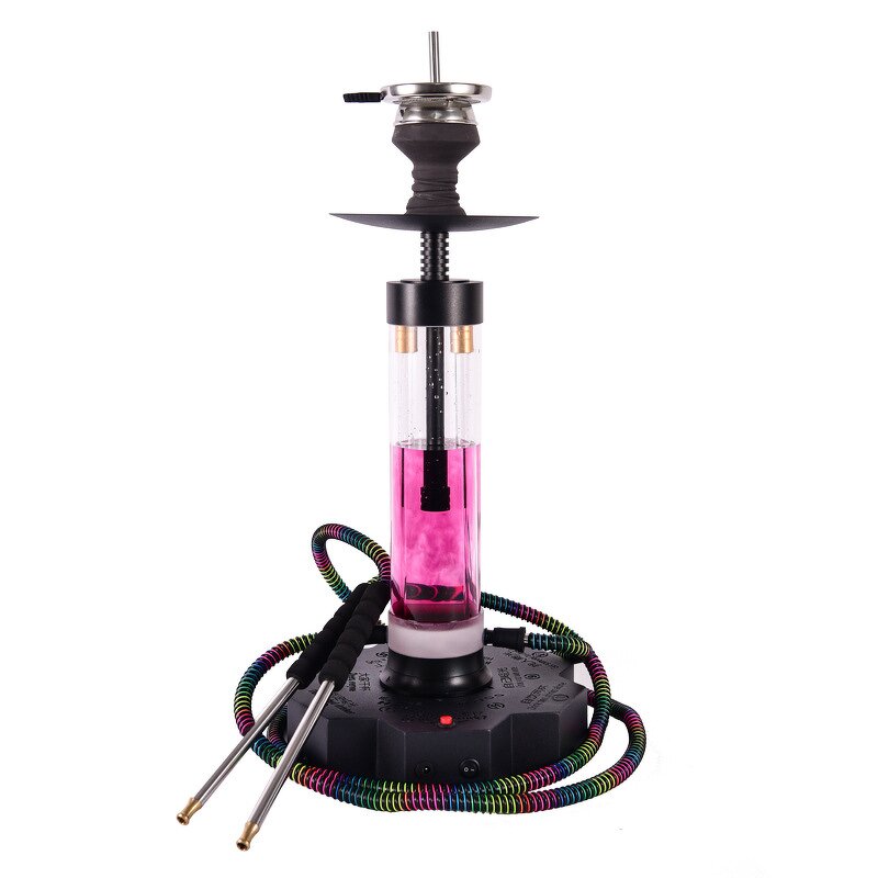Arabian Shisha Manufacturer - 2 Tubes with Lights Game Bar Rechargeable Hookah Set