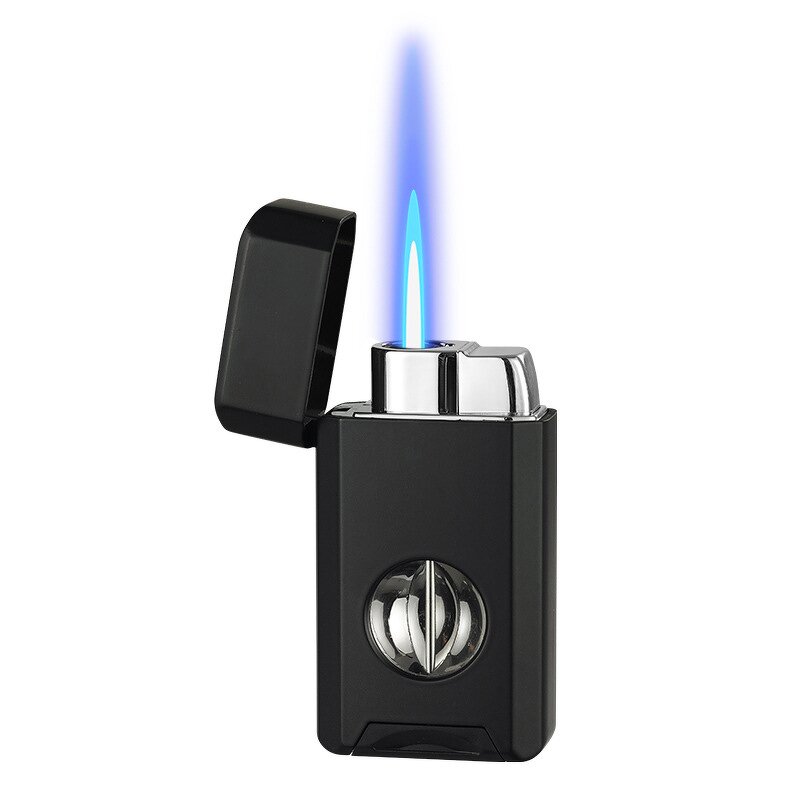 Gas Lighter Manufacturer - Custom Design Blue Flame Refillable Butane for Cigarette