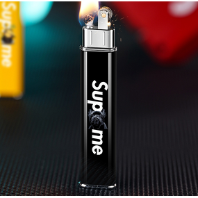 Lighter Manufacturer - Wholesale Custom ZB805 Slim Mini Modern Business Gift Windproof Refillable Metal with Oil-Fueled