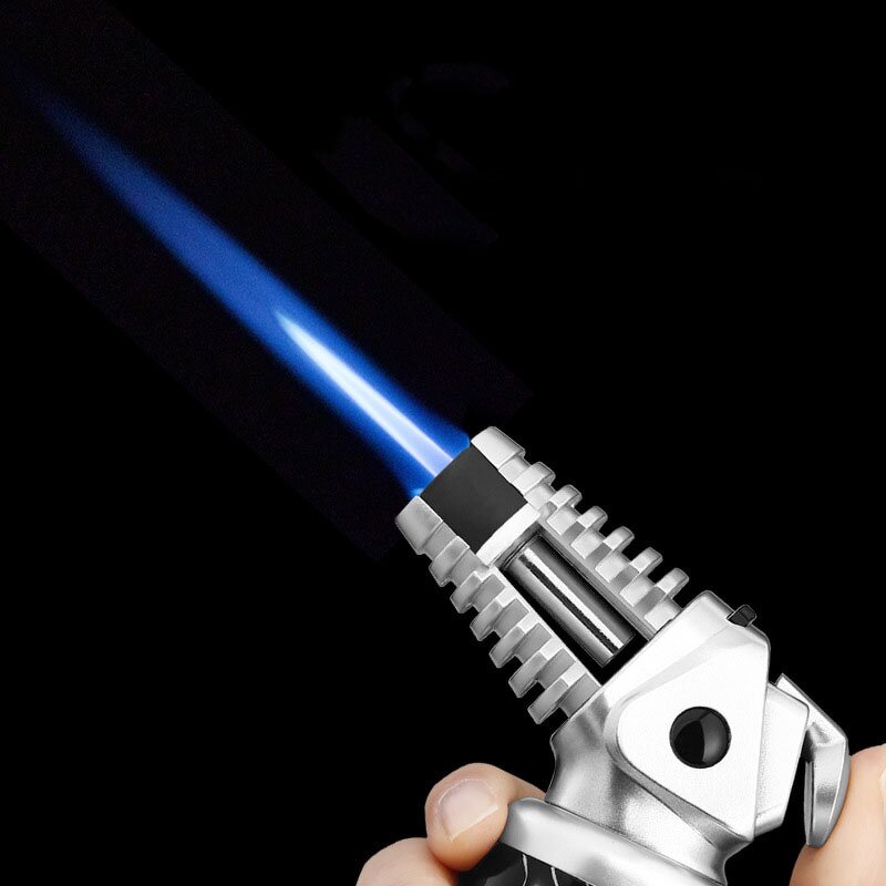 Torch Lighter Manufacturer - Jobon Outdoor Butane Windproof with Strong Blue Flame for Camping BBQ