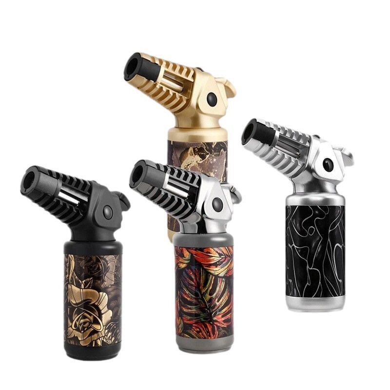 Torch Lighter Manufacturer - Jobon Outdoor Butane Windproof with Strong Blue Flame for Camping BBQ