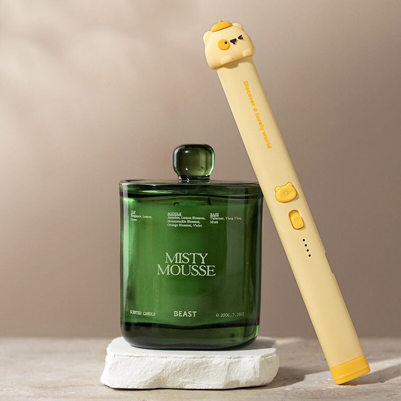 Aromatherapy Candle Lighter Manufacturer - Electronic USB Rechargeable with Extended Ignition Rod European Design ABS