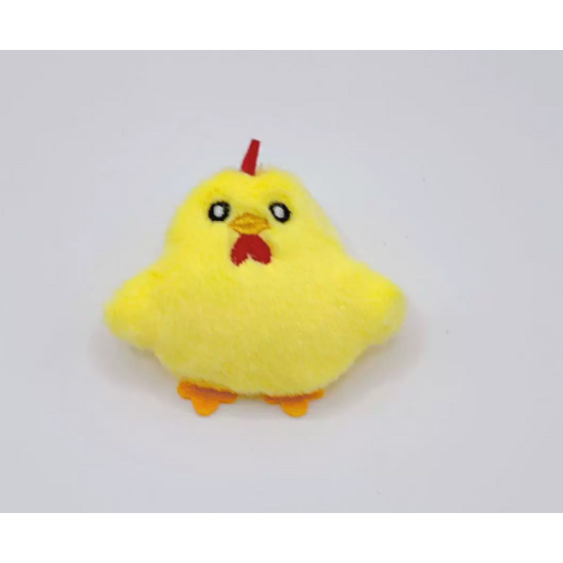 Brooch Manufacturer - Wholesale Cute Cartoon Chick Customizable Plush Pin with Animal Pattern ODM OEM