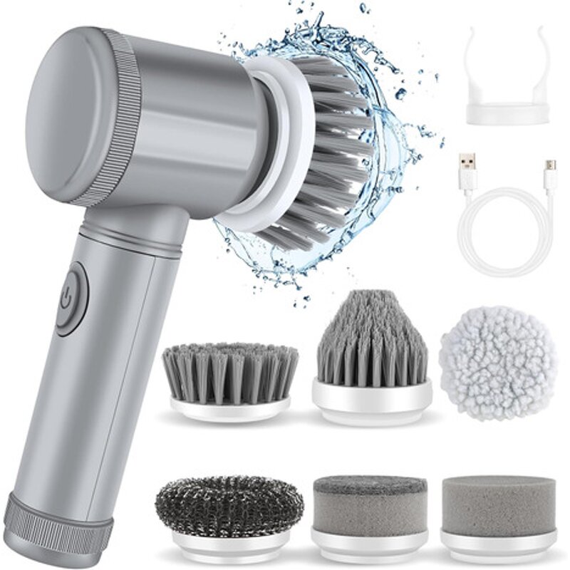 Electric Cleaning Brush Manufacturer - Handheld Kitchen Dishbrush for Bathroom Sink Tile