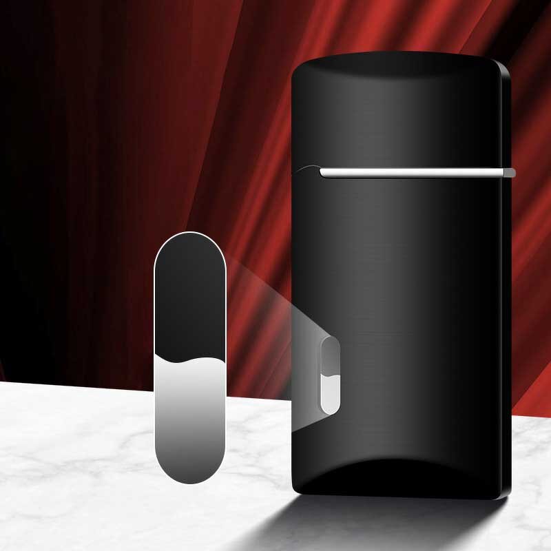 Metal Lighter Manufacturer - Ultra-thin Blue Flame Windproof Butane Gas