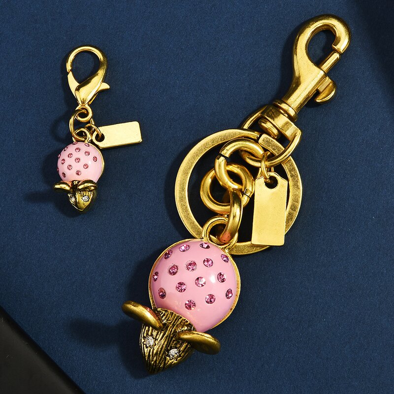 Keychain Manufacturer - Cute Metal Cartoon Animal Litter Mouse Bags Pendant