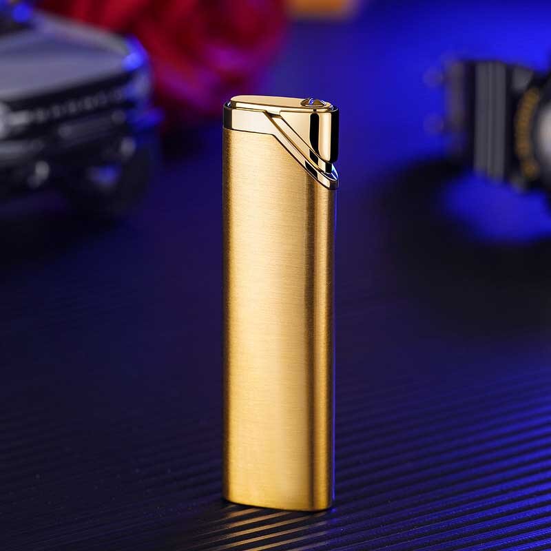 Metal Lighter Manufacturer - Wholesale Mini Red Flame Windproof Gas for Cigarettes