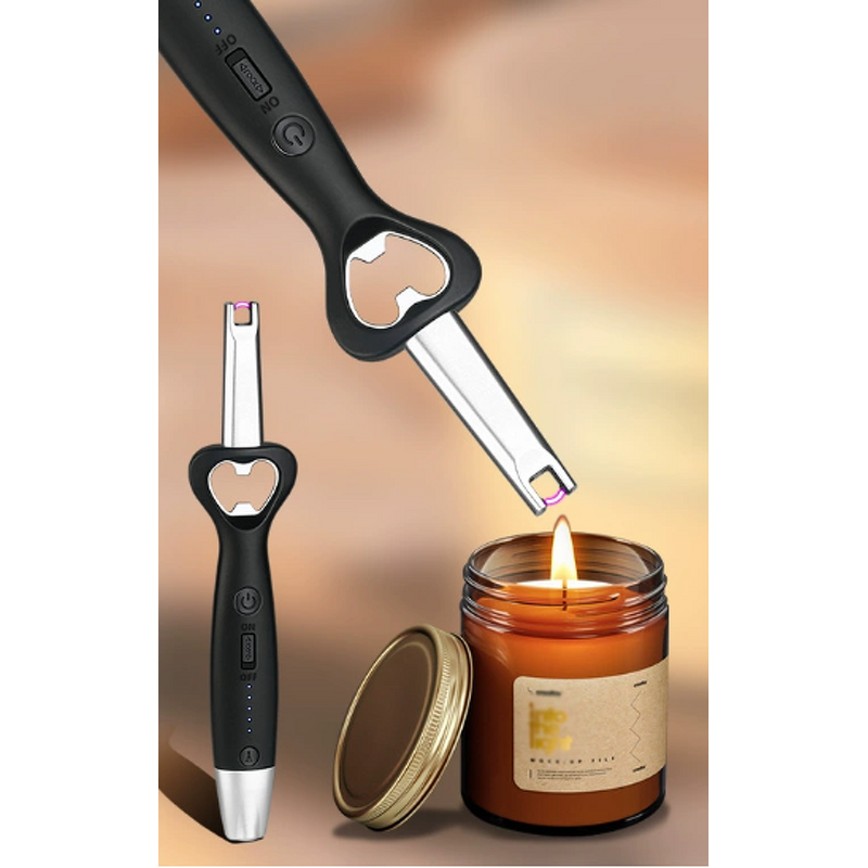 Multi-function USB Lighter Manufacturer - with Flashlight and Pulse Arc for Kitchen Baking Camping