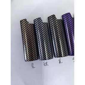 Lighter Case Manufacturer - Multi-Color Carbon Fiber Zinc Alloy Protective Shell for J6 Lighters