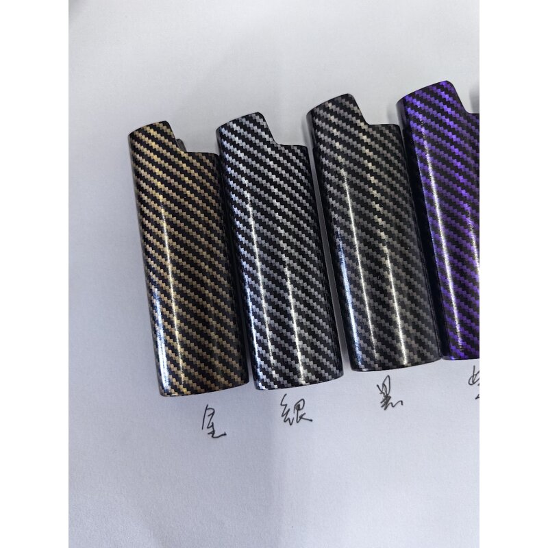 Lighter Case Manufacturer - Multi-Color Carbon Fiber Zinc Alloy Protective Shell for J6 Lighters