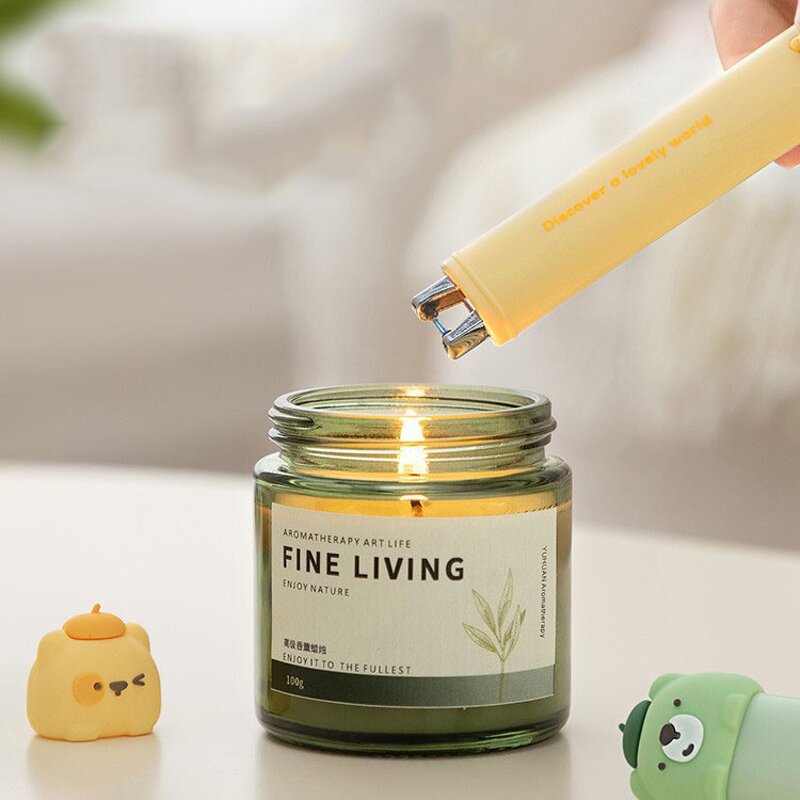 Aromatherapy Candle Lighter Manufacturer - Electronic USB Rechargeable with Extended Ignition Rod European Design ABS
