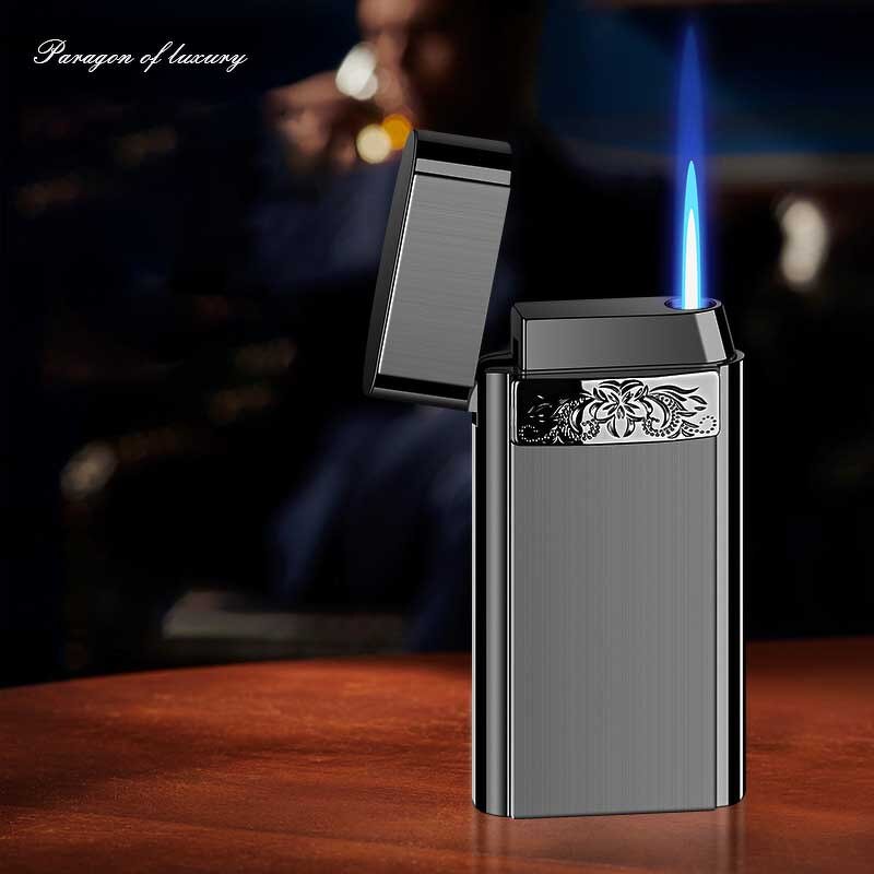 Lighter Manufacturer - Metal Sideslip Windproof Ultra-thin Simple Modern Fashion for Men's Gift