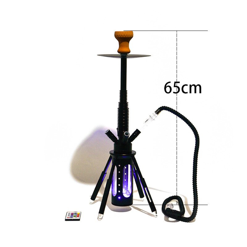 Arabian Shisha Manufacturer - Rocket with Flash Light KTV Bar Single Tube Set Hookah