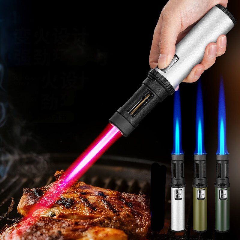 Direct Fire Lighters Manufacturer - High-Power Windproof Moxibustion Cigar Ignition for Outdoor Barbecue Spray Guns