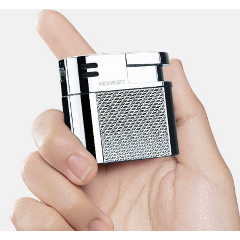 Lighter Manufacturer - Baicheng Vintage Retro Angled Flame Pipe Unique Gift for Men with Classic Design Oil Windproof