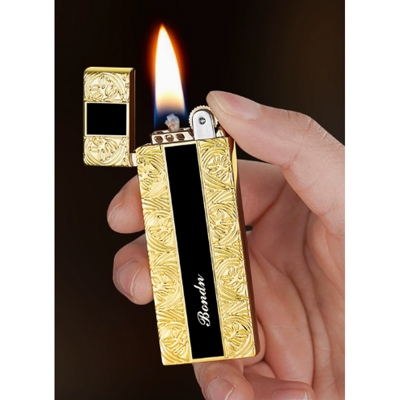 Kerosene Lighter Manufacturer - Wholesale Retro-style Open Flame Portable New for Cigar Cigarette Oil Classic Design Business Gift