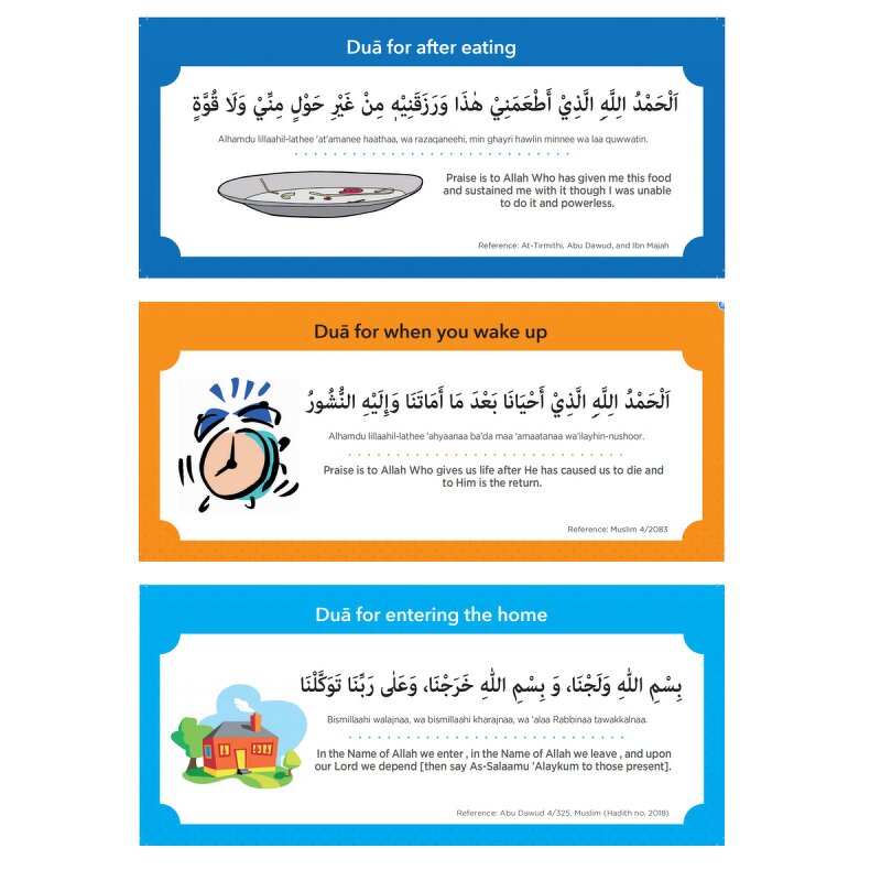 Wall Sticker Manufacturer - 19pcs Arabic Quotes Muslim Family Dua Mural for Kids Educational Islamic Letters Decorative