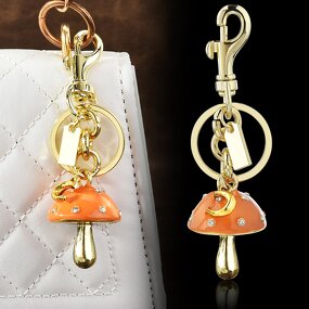 Keychain Manufacturer - Cute Mushroom Bag Pendant Metal for Student