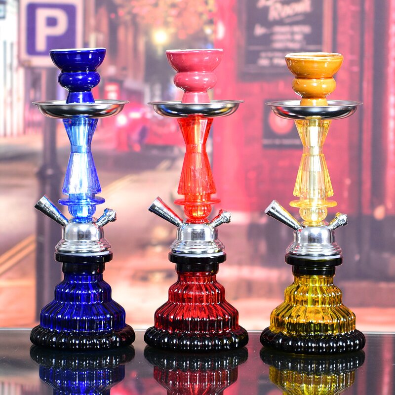 Arabic Shisha Manufacturer - Mini Portable 30cm Acrylic Water Pipe for Personal Outdoor Travel