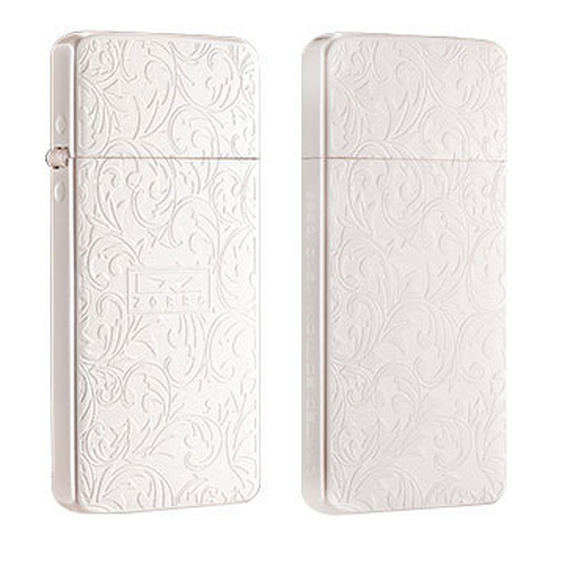 Kerosene Lighter Manufacturer - Zorro ZC5 Gen 2 Ultra-Thin Silver Brushed Metal Finish Modern Design for Everyday Use