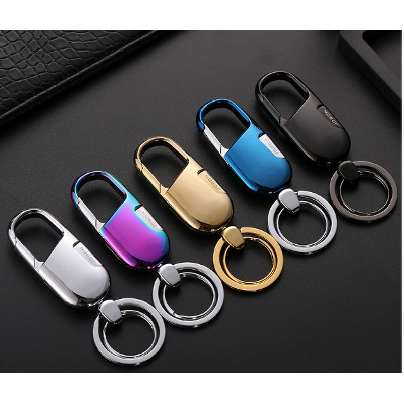 Key Chain Manufacturer - Wholesale Jobon Creative Metal Simple Style Circle Pattern Car Key Holder Fashionable Zinc Alloy