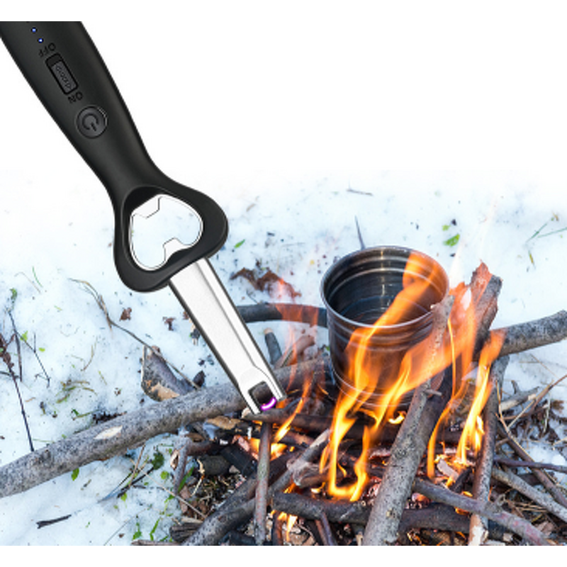 Multi-function USB Lighter Manufacturer - with Flashlight and Pulse Arc for Kitchen Baking Camping