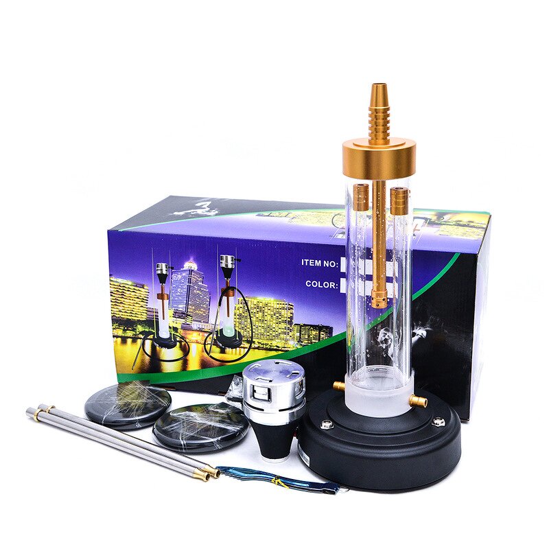 Hookah Set Manufacturer - High-end Rechargeable Laser Acrylic Bar Shisha