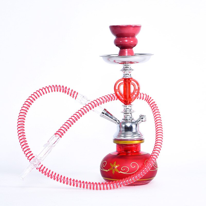 Arabic Shisha Manufacturer - Mini Portable 28cm Acrylic Water Pipe for Home Personal