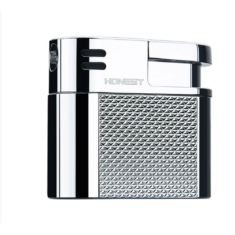 Lighter Manufacturer - Baicheng Vintage Retro Angled Flame Pipe Unique Gift for Men with Classic Design Oil Windproof