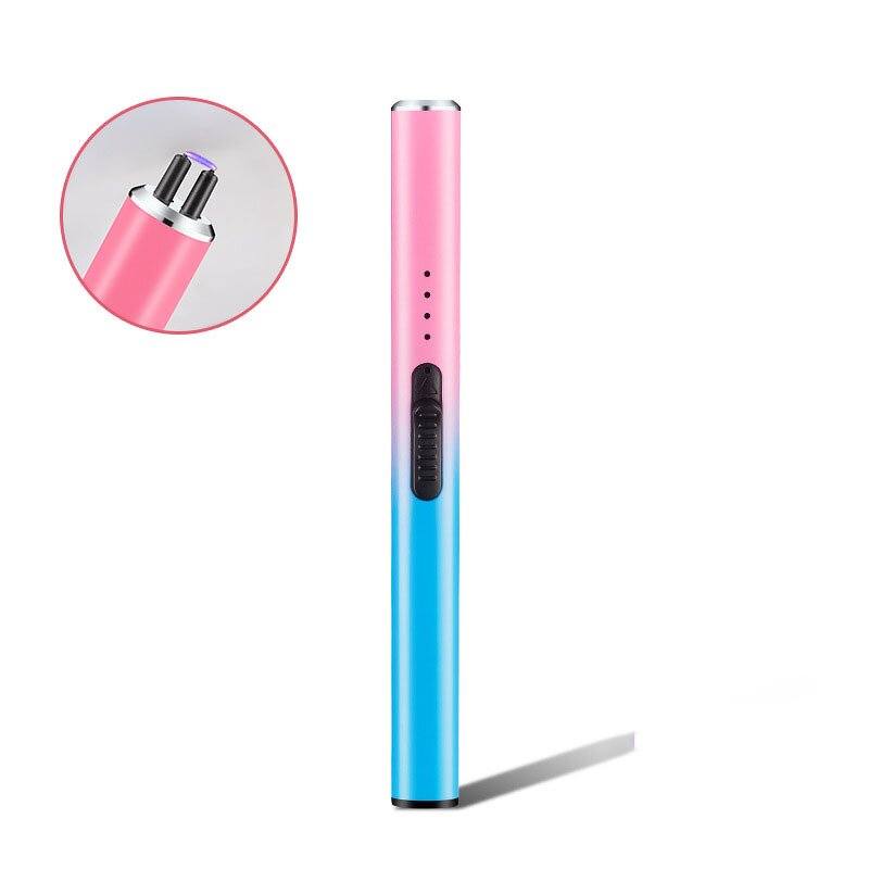 Aromatherapy Candle Igniter Manufacturer - Long Strip Pulse Metal Classic Design USB Type-C Fast Charging Electronic for Kitchen