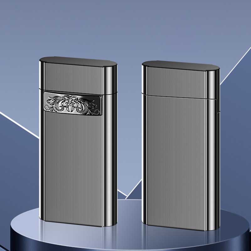 Lighter Manufacturer - Metal Sideslip Windproof Ultra-thin Simple Modern Fashion for Men's Gift