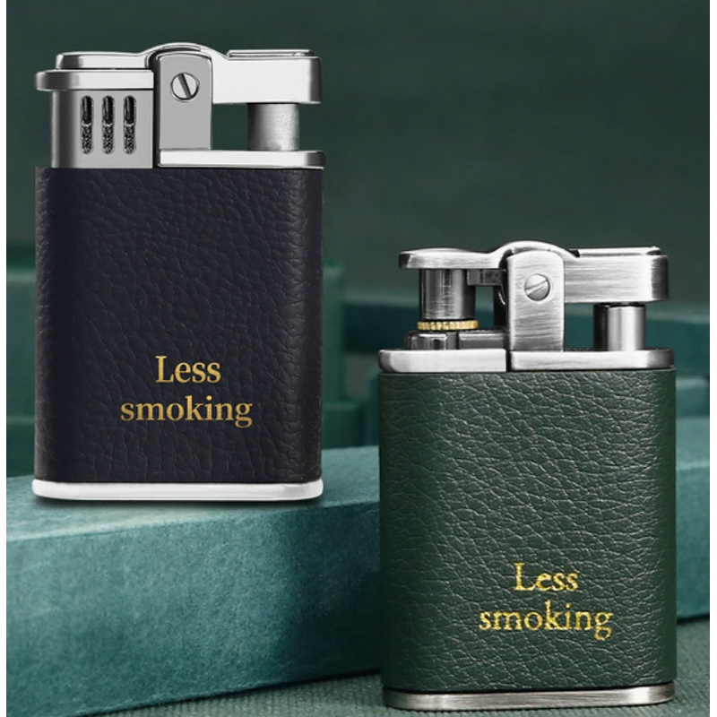 Kerosene Lighter Manufacturer - Wholesale Retro Chief Windproof Zinc Alloy with Genuine Leather Flint Wheel for Cigarettes