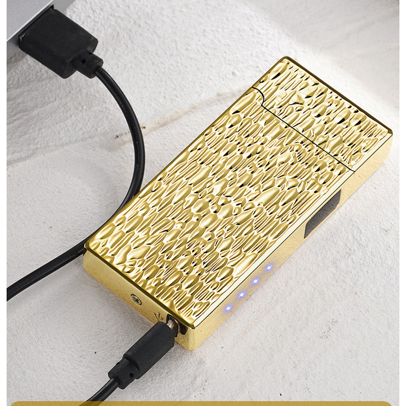 USB Rechargeable Dual Arc Lighter Manufacturer - Plasma Electric Windproof with Induction Charging and Loud Arc for Cigarettes