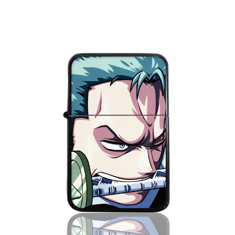 Lighter Manufacturer - One Piece Anime Cheap Refillable Windproof with Custom Logo Pattern Traditional Kerosene
