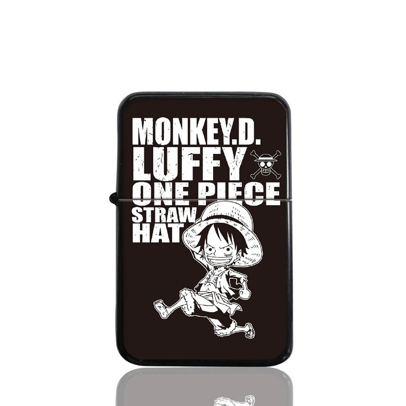 Lighter Manufacturer - One Piece Anime Cheap Refillable Windproof with Custom Logo Pattern Traditional Kerosene