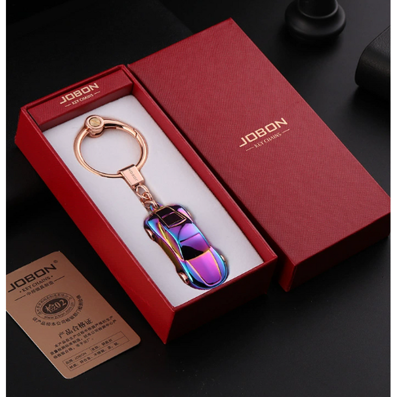 Key Chain Manufacturer - Jobon Wholesale Accessories Bulk Car in Circle Pattern Woven Zinc Alloy for Resale