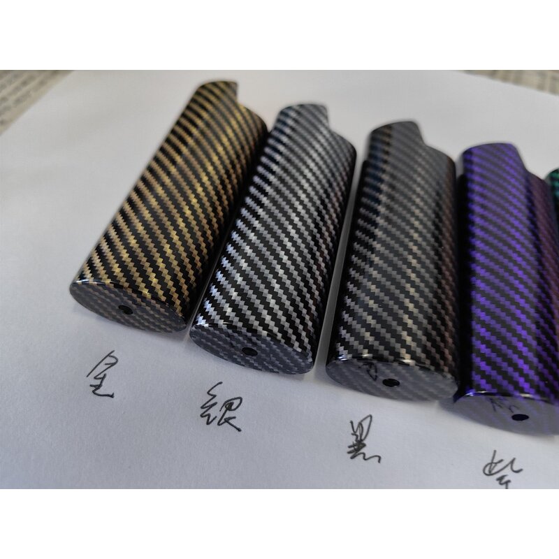 Lighter Case Manufacturer - Multi-Color Carbon Fiber Zinc Alloy Protective Shell for J6 Lighters