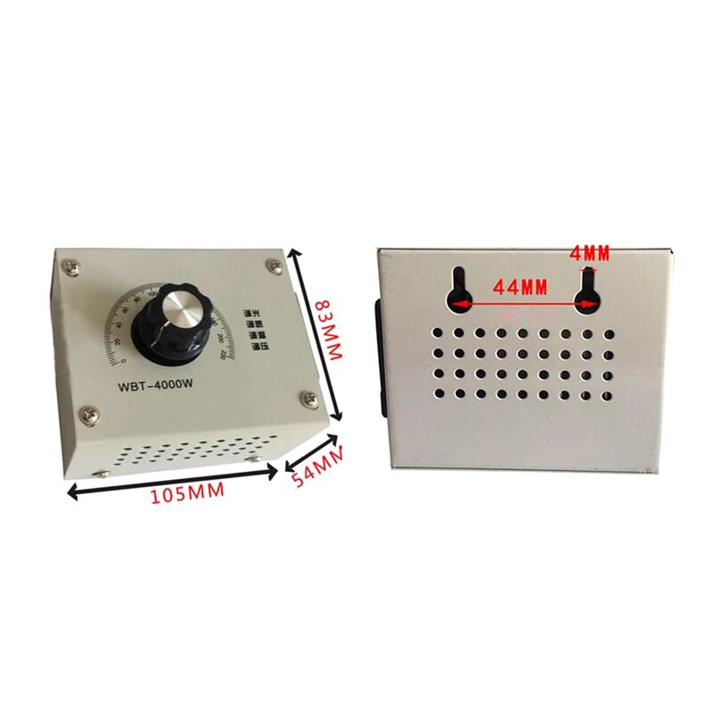 Motor Speed Controller Manufacturer - 4000W AC 220V Variable Voltage Control for Fan Speed & Dimmer