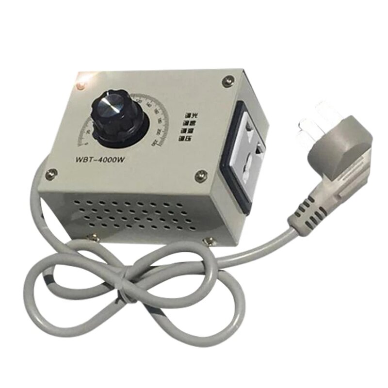 Motor Speed Controller Manufacturer - 4000W AC 220V Variable Voltage Control for Fan Speed & Dimmer