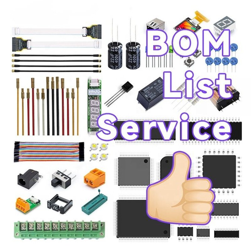 Electronic Components Sourcing Service - BOM List for Integrated Circuits Connectors Relays Fans Sensors IGBT Modules