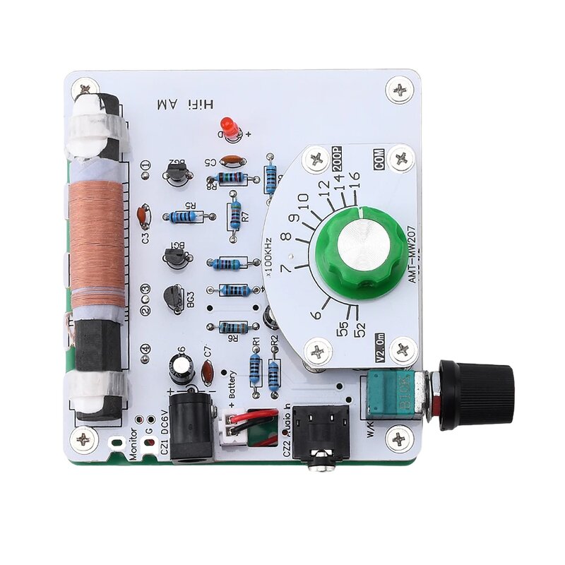 AM Radio Transmitter Board Manufacturer - 525-1605kHz Medium Wave Amplitude Modulation DIY Circuit Ore Mother Board 6V